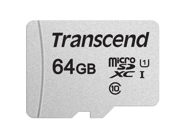 Transcend 300S - Flashminnekort - 64 GB - UHS-I U1 / Class10 - microSDXC