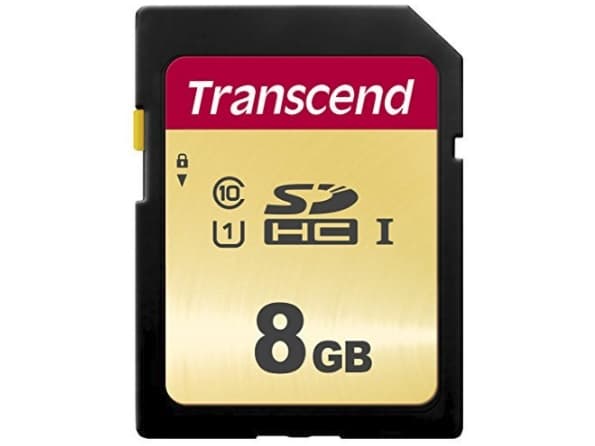 Transcend 500S - Flashminnekort - 8 GB - UHS-I U1 / Class10 - SDHC UHS-I