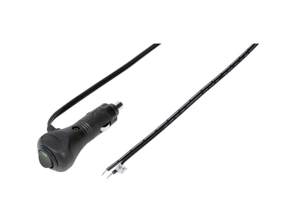 TRU COMPONENTS 548045 Vehicle stik inkl. Kabel Tilladt belastning strøm maks.: 10 A