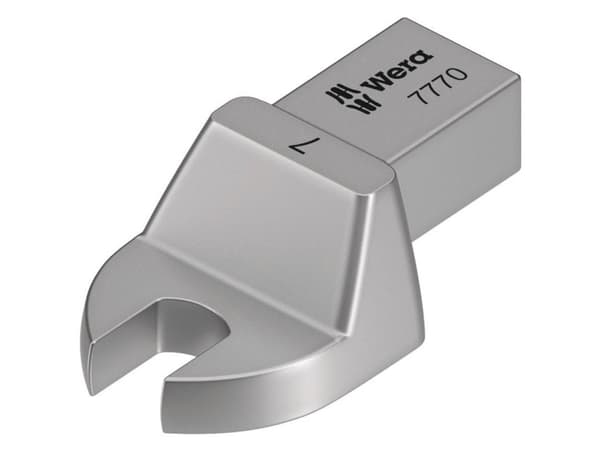 Wera 7770, Torque wrench end fitting, Sølv, 1 stykker, Chromium-Vanadium Steel (Cr-V)