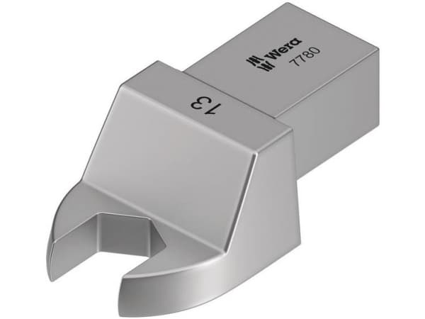 Wera 7780, Momentnyckeländbeslag, Sølv, 1 stk, Krom vanadium stål (Cr-V)