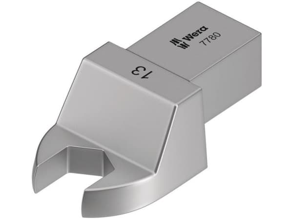 Wera 7780, Torque wrench end fitting, Sølv, 1 stykker, Chromium-Vanadium Steel (Cr-V)