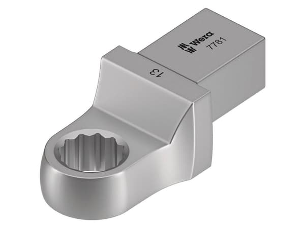 Wera 7781, Momentnyckeländanpassning, Sølv, 21 mm, 1 stk, Krom vanadium stål (Cr-V), 2,8 cm