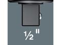 Miniatyrbilde 4 av 5: Wera 05078707001, 1 stykker, 1/2", 43 mm, 67 mm, 42 mm, 273 g