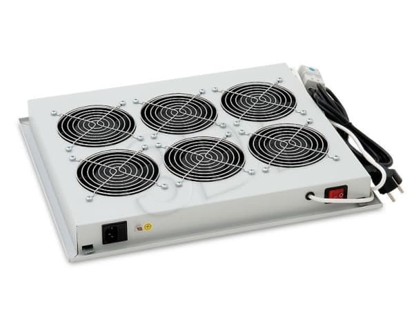 Triton - Rack-viftesett - med termostat - AC 220 V - RAL 7035