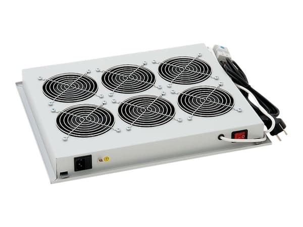 Triton - Rack-viftesett - med termostat - AC 220 V - RAL 7035