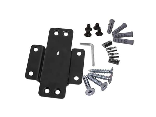 B-Tech BT8390-WFK2, Beslag, Sort, 126 mm, 19 mm, 178 mm, 4,9 cm