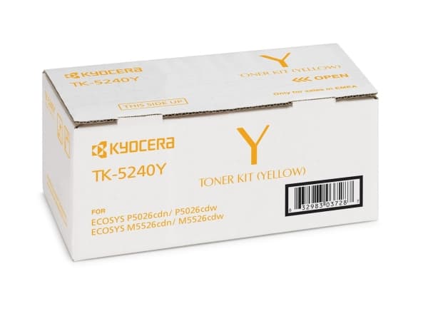 Kyocera TK 5240Y - Gul - original - tonerpatron - for ECOSYS M5526, P5026