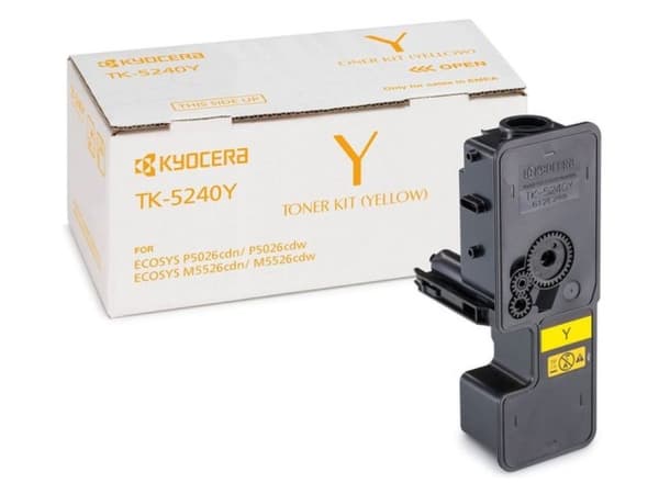 Kyocera TK 5240Y - Gul - original - tonerpatron - for ECOSYS M5526, P5026