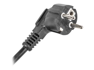 Lanberg PDU-04E04I-0200-BK - Strømfordelerenhet (kan monteres i rack) - AC 230 V - 4000 watt - inngang: CEE 7/4 / CEE 7/7 - utgangskontakter: 8 (4 x