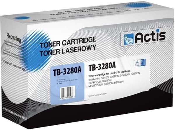 Actis TB-3280A, 8000 sivua, Musta, 1 kpl
