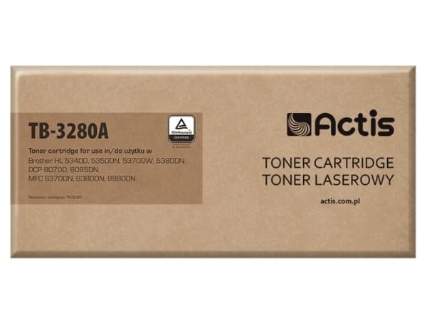 Actis TB-3280A, 8000 sivua, Musta, 1 kpl