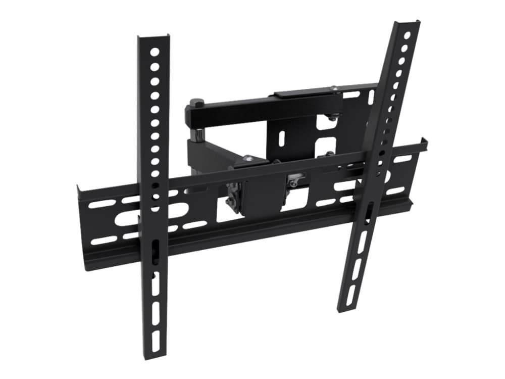 ART AR-53 - Konsol - för TV - puderbelagd metall - svart - skärmstorlek: 22"-55" - väggmonterbar