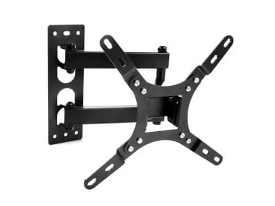 ART AR-57A - Konsol - justerbar arm - för LCD-TV - metall - pulverlackerad svart - skärmstorlek: 17"-42" - väggmonterbar