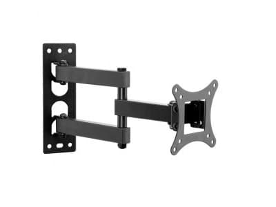 ART AR-57A - Konsol - justerbar arm - för LCD-TV - metall - pulverlackerad svart - skärmstorlek: 17"-42" - väggmonterbar