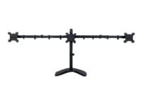 ART L-22N - Ställ - för 3 LCD-bildskärmar - metall - svart - skärmstorlek: 13"-27" - skrivbord