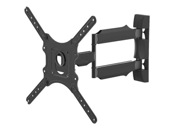 ART AR-78 - Brakett - justerbar arm - for LCD-TV - metall - pulverbelagt svart - skjermstørrelse: 23"-52" - veggmonterbar