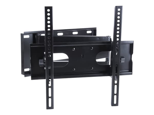 ART AR-86 - Brakett - justerbar arm - for LCD-TV - metall - svart - skjermstørrelse: 32"-63" - veggmonterbar