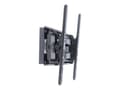 Miniatyrbilde 4 av 5: ART AR-86 - Brakett - justerbar arm - for LCD-TV - metall - svart - skjermstørrelse: 32"-63" - veggmonterbar