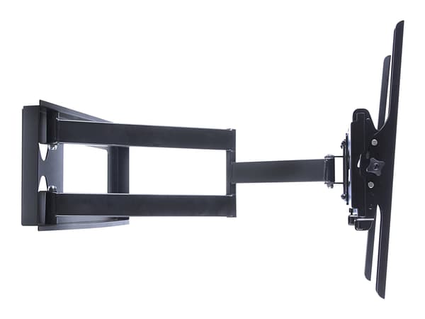 ART AR-86 - Brakett - justerbar arm - for LCD-TV - metall - svart - skjermstørrelse: 32"-63" - veggmonterbar