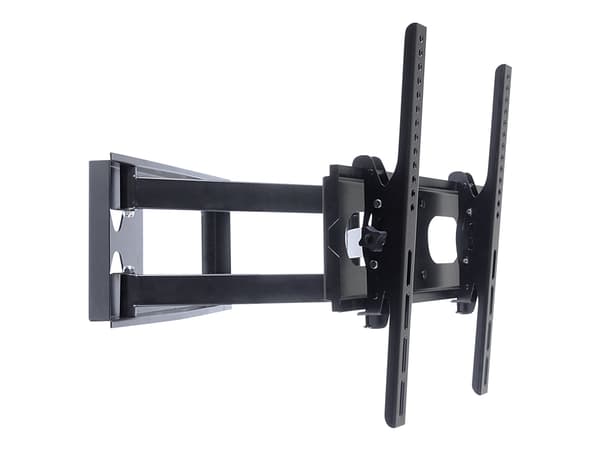 ART AR-86 - Brakett - justerbar arm - for LCD-TV - metall - svart - skjermstørrelse: 32"-63" - veggmonterbar