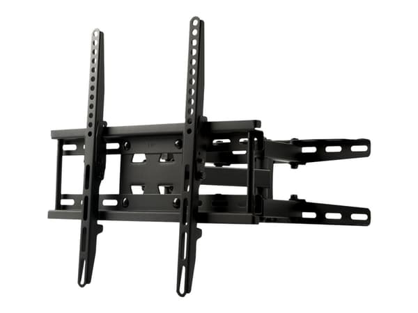 ART ADUX150 - Brakett - justerbar dobbelarm i full bevegelse - for LCD-TV - metall - svart - skjermstørrelse: 23"-60" - veggmonterbar