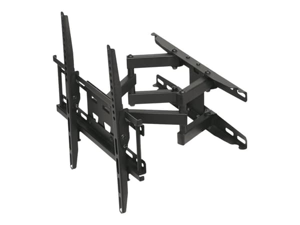 ART ADUX150 - Brakett - justerbar dobbelarm i full bevegelse - for LCD-TV - metall - svart - skjermstørrelse: 23"-60" - veggmonterbar