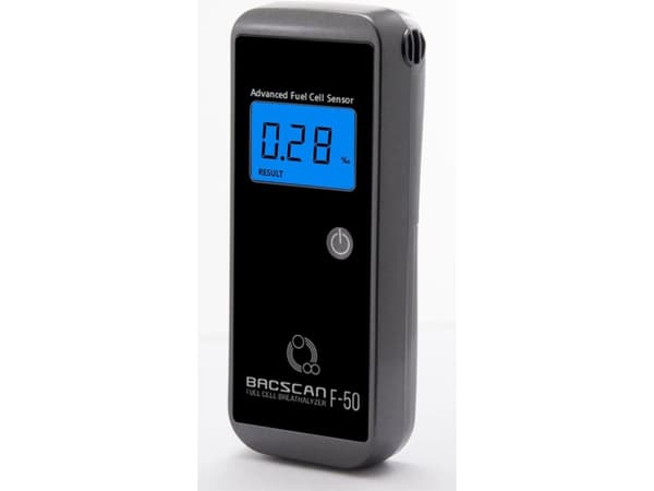 BACscan F-50 Alkoholimittari 0 - 4% Musta