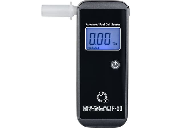 BACscan F-50 Alkoholimittari 0 - 4% Musta