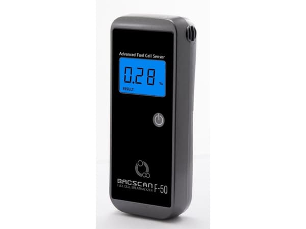 BACscan F-50 alkoholmeter 0 - 4% Sort
