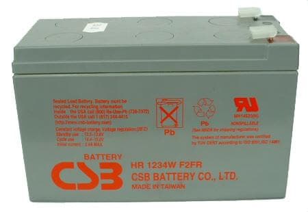 CSB HRL1234WF2 - UPS-batteri - 1 x batteri - blysyre - 8.5 Ah