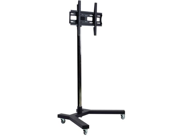 EDBAK TR5c-B - Monteringskomponent (stang, stativfot) - for flatpanel - stål - RAL 9006, svart pulverjakke - skjermstørrelse: 22"-60"