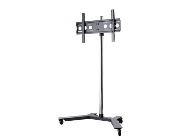 EDBAK TR5c-B - Monteringskomponent (stang, stativfot) - for flatpanel - stål - RAL 9006, svart pulverjakke - skjermstørrelse: 22"-60"