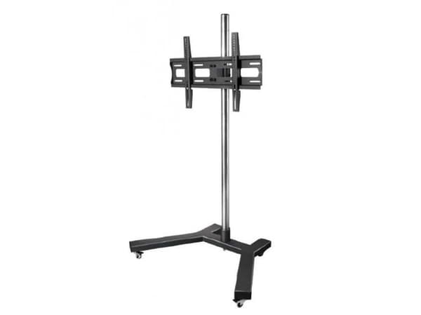 EDBAK TR5c-B - Monteringskomponent (stang, stativfot) - for flatpanel - stål - RAL 9006, svart pulverjakke - skjermstørrelse: 22"-60"