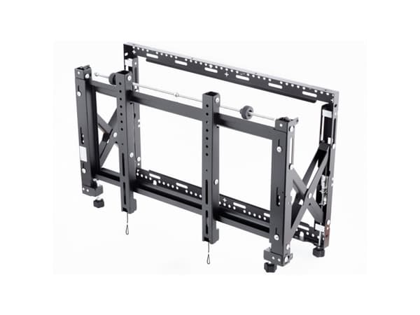 EDBAK Pop-Out Universal Video - Monteringssett (veggmontering) - for LCD-skjerm - låsbar - svart - skjermstørrelse: 42"-65" - veggmonterbar