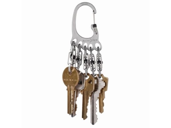 NITE Ize nyckelkarbinhake KLKBF-11-R6 BigFoot Locker KeyRack Stainless Steel 1 st