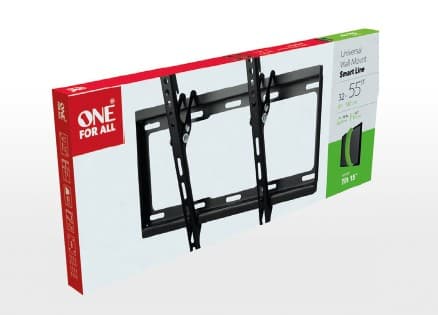 One For All Smart WM 2421 - Brakett - for LCD-TV - skjermstørrelse: 32"-55" - veggmonterbar