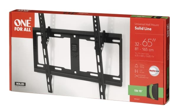 One For All SOLID WM 4421 - Monteringssett (veggmontering) - for flatpanel - skjermstørrelse: 32"-60" - veggmonterbar