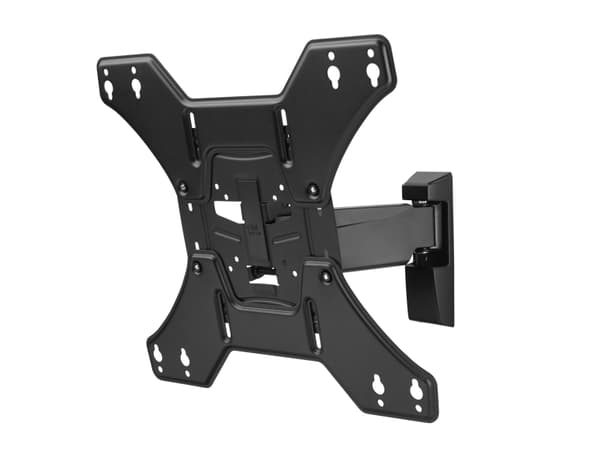One For All SOLID, 33 cm (13"), 165,1 cm (65"), 75 x 75 mm, 400 x 400 mm, 0 - 15°, Musta