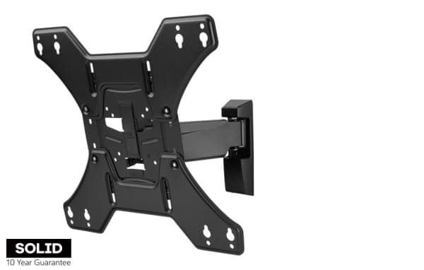 One For All SOLID, 33 cm (13"), 165,1 cm (65"), 75 x 75 mm, 400 x 400 mm, 0 - 15°, Musta