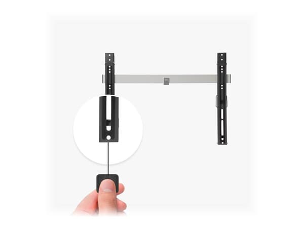 One For All ULTRA SLIM WM 6421 - Konsol - för LCD-TV - aluminium, kolstål - skärmstorlek: 32"-60" - väggmonterbar