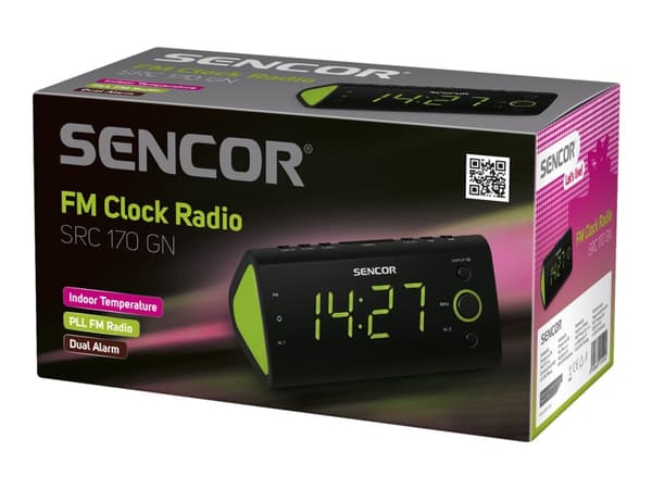 Sencor SRC 170 GN - Klokkeradio - grønn