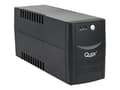 Miniatyrbilde 1 av 4: Quer Micropower 800 - UPS - AC 110/120/220/230/240 V - 400 Watt - 800 VA - 9 At - utgangskontakter: 2