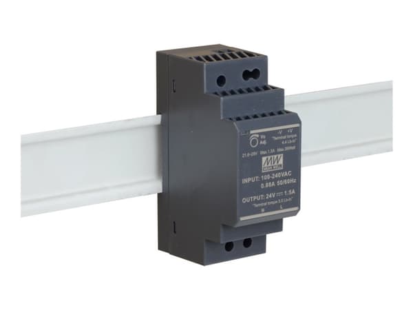 Mean Well DIS-H30-24 - Strømforsyning (DIN-skinnemonterbar) - 30 watt - for DIS 100G-5PSW