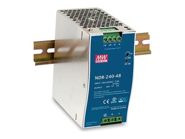 D-Link DIS N240-48 - Strømforsyning (DIN-skinnemonterbar) - 240 watt - for DIS 100G-5PSW