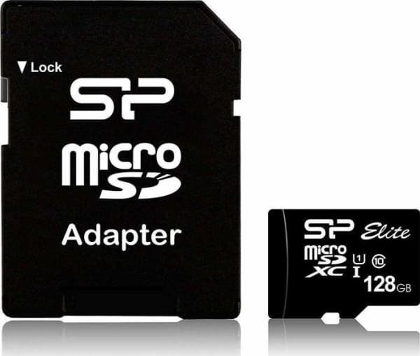 SILICON POWER Elite - Flashminnekort - 128 GB - UHS-I U1 / Class10 - microSDXC UHS-I