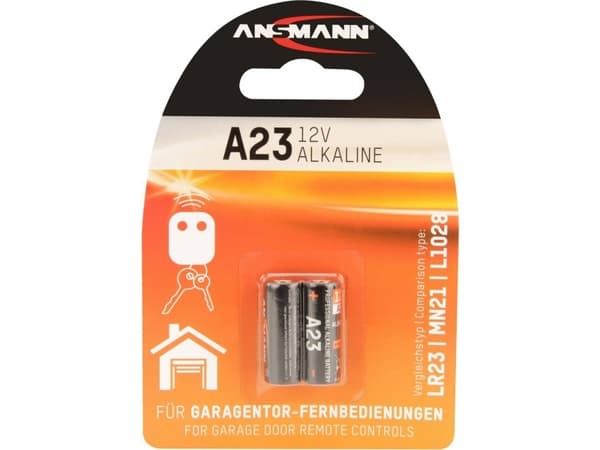 Ansmann 1510-0024, Engångsbatteri, LR32A, Alkalisk, 12 V, 2 styck, Svart