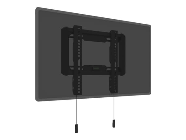 Multibrackets M Universal Wallmount Fixed Small - Konsol - för platt panel - stål - svart - skärmstorlek: 24"-55" - väggmonterbar