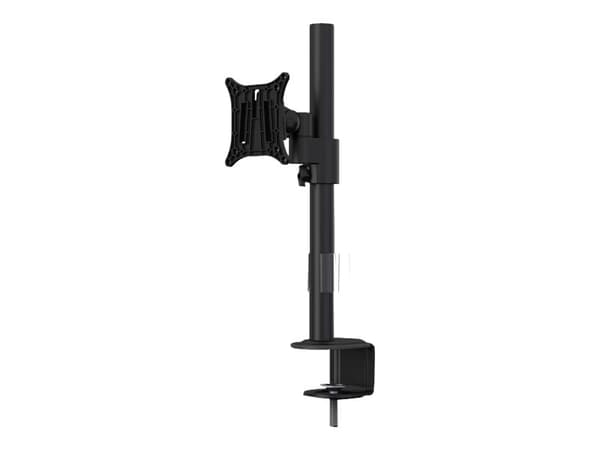 Multibrackets M VESA Deskmount Officeline Single - Monteringssett - for LCD-skjerm - stål - svart - skjermstørrelse: 15"-30" - skrivebordsmonterbar Sort