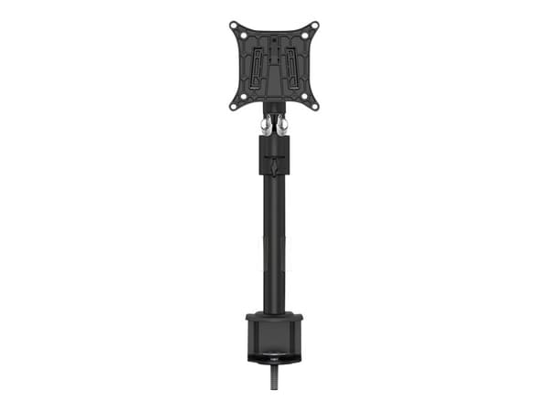 Multibrackets M VESA Deskmount Officeline Single I - Stativ - justerbar arm - for LCD-skjerm - stål - svart - skjermstørrelse: 15"-30" - klemmemonter